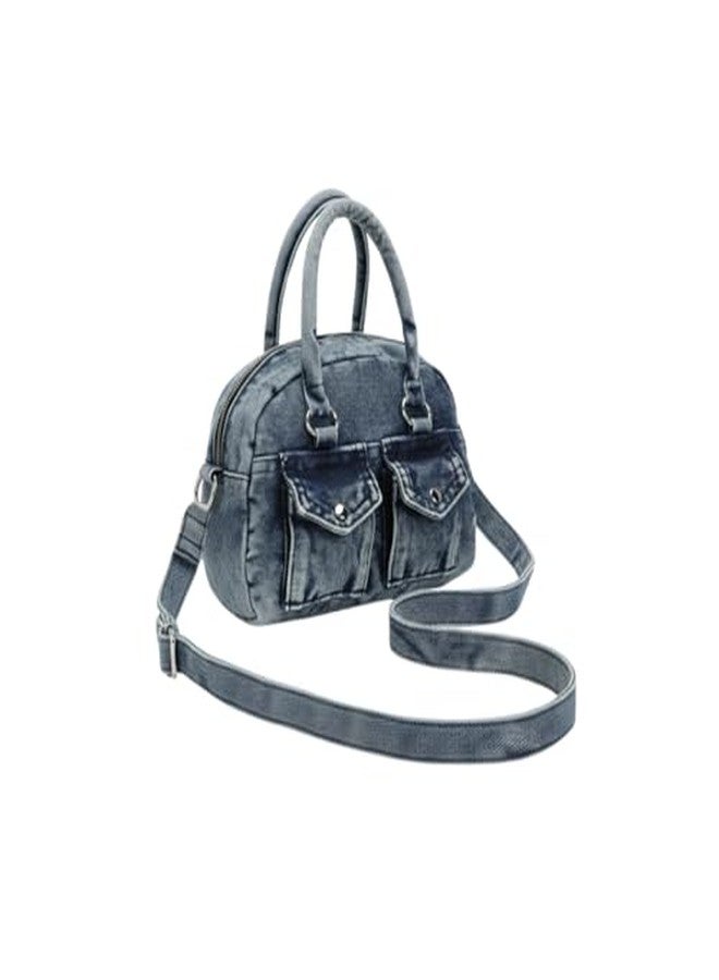 EcoRight Eco Right Denim Shoulder Bag for Women, Hand Bags for Girls Stylish, Women Handbags with Zipper Pocket - Image 2